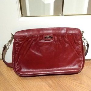 Vintage Etienne Aigner Purse Oxblood Genuine Leather